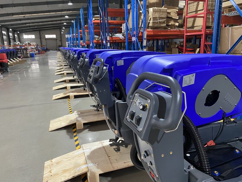 Delivery A 40HQ container Scrubber Dryer To North America