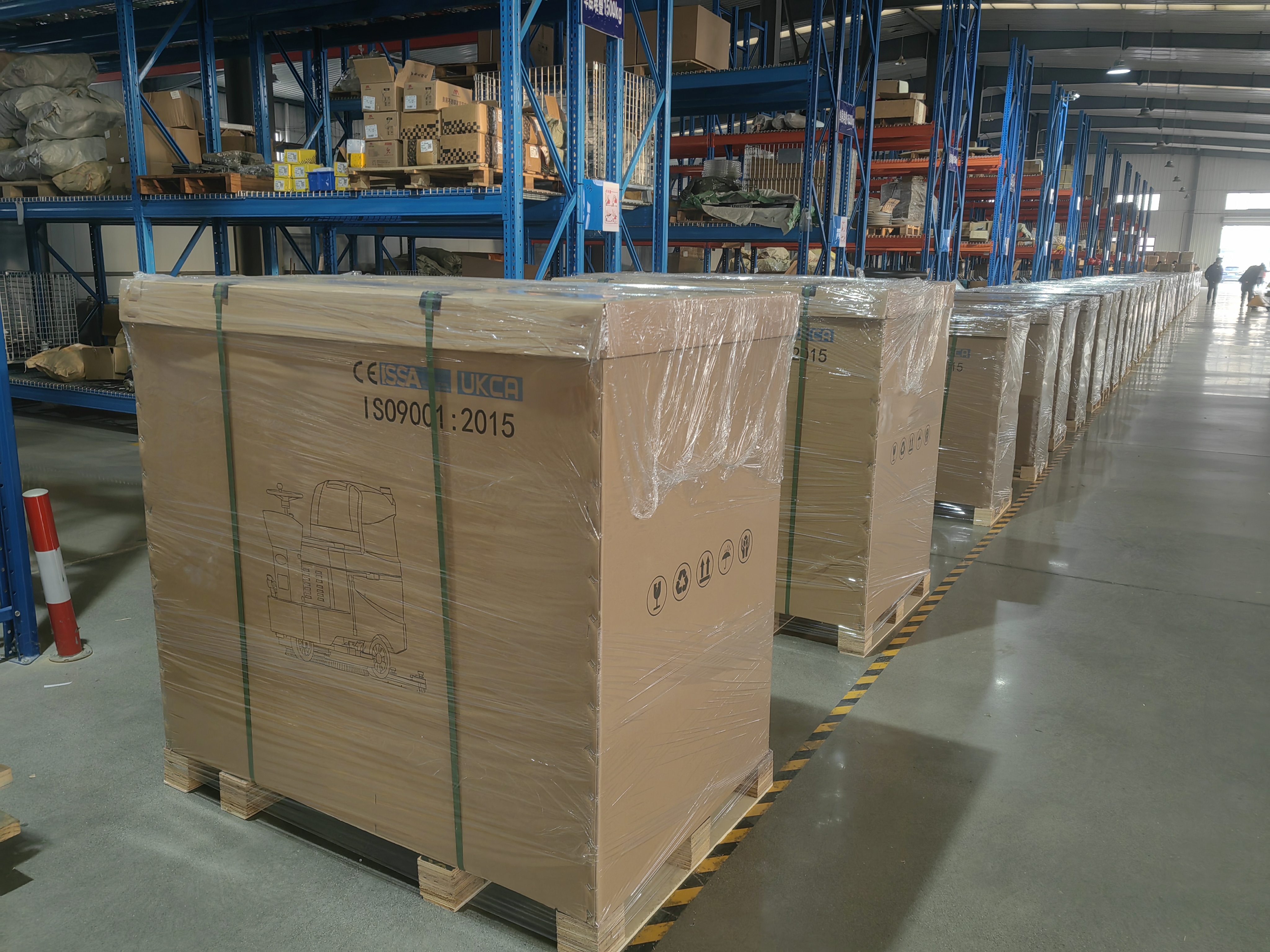 On January 21, Alton Shipped 52 Industrial Floor Scrubbers To Foreign Distributors