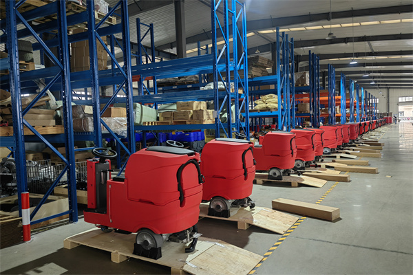 Delivery A 40HQ container Scrubber Dryer To Southeast Asia