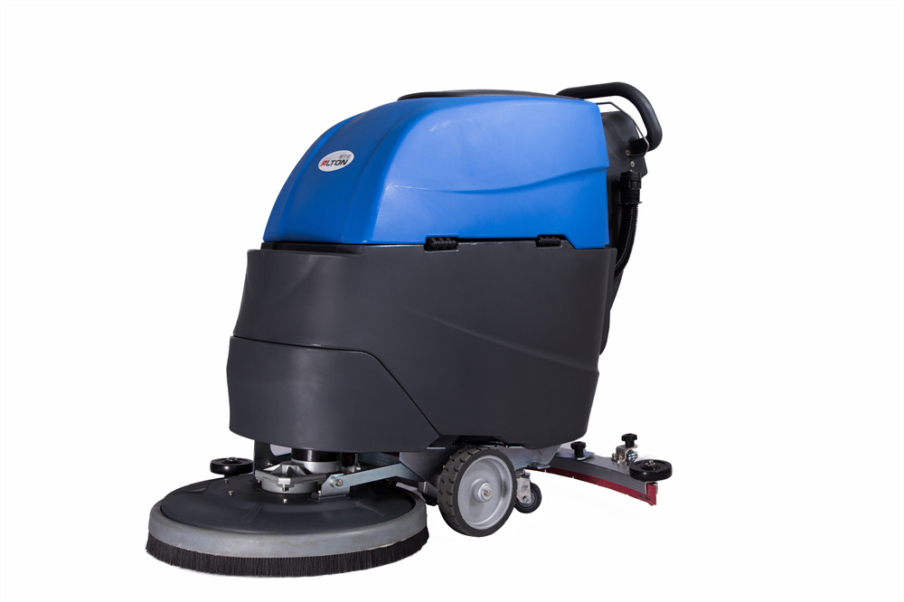 The advantages of Alton A-6BT walk behind floor scrubber with traction