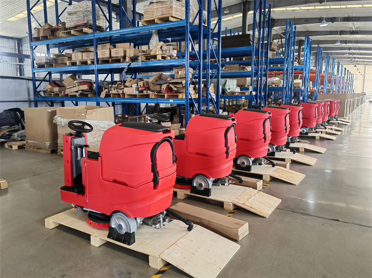 Where Ride on floor scrubber can be applied