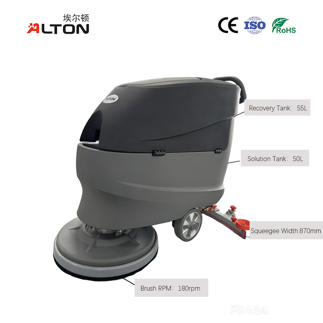 Alton A-5B Walk Behind Floor Scrubber Battery Version 