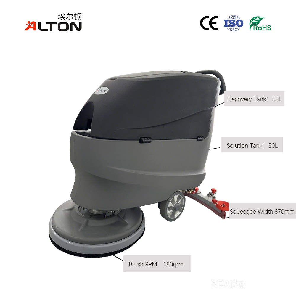 Alton A-5B Walk Behind Floor Scrubber Battery Version 
