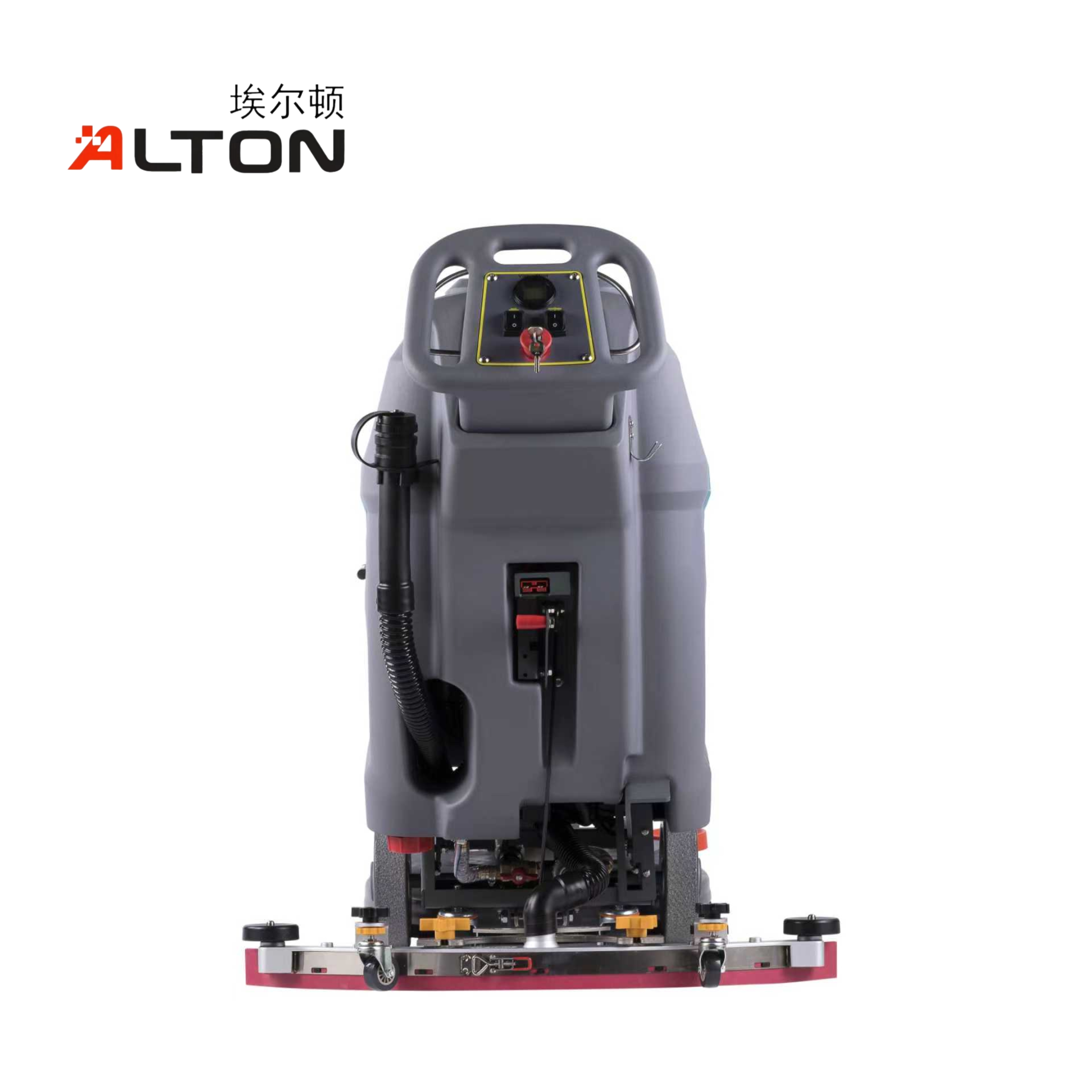Alton T4B Small hand pushed commercial floor scrubber
