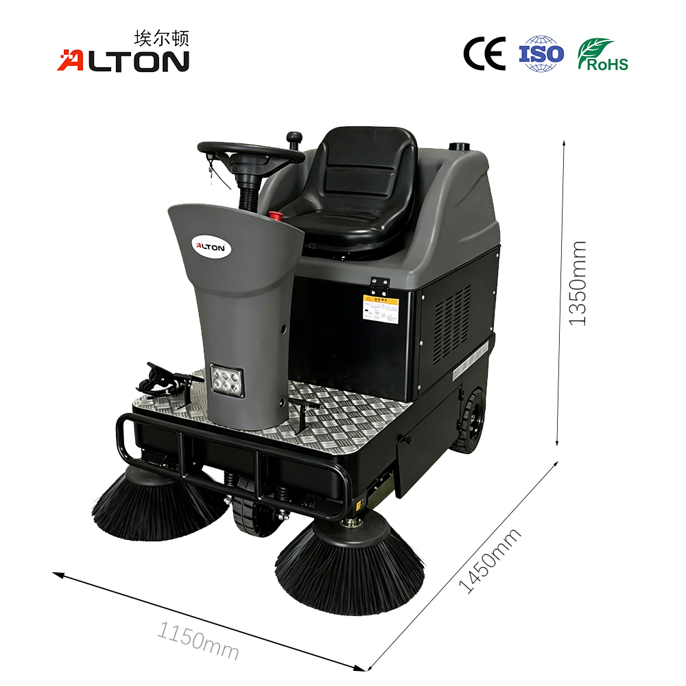 Alton S1250R Ride on Sweeper
